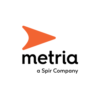 Metria a Spir Company Logo RGB Black_vit platta1