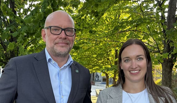 Per Haakon Lomsdalen och Line Cecilie Stenseth