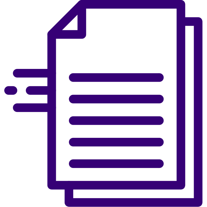 Grunnboksutskrift - ikon med filer