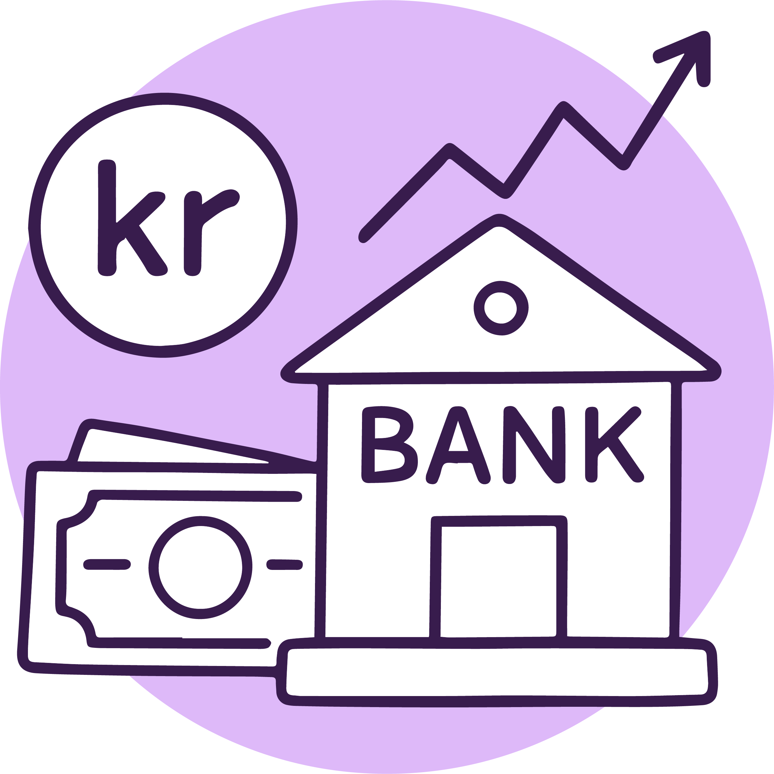 Bank, graf og penger