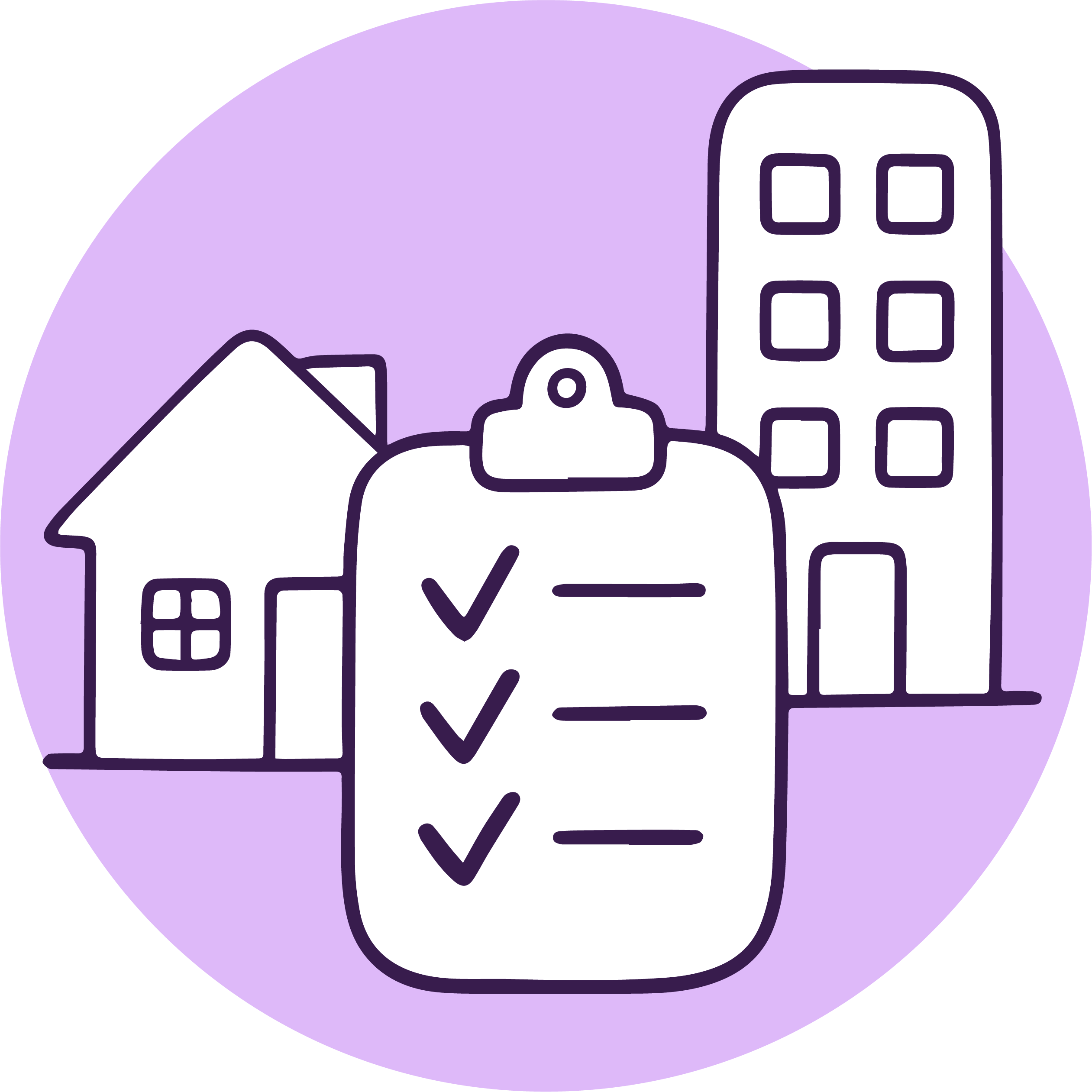 Hus, bygning og sjakkliste